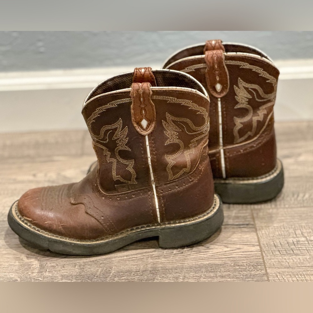 Justin Gypsy kids western boots size 2